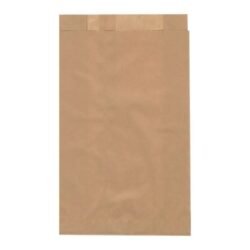 BOLSAS DE PAPEL ANTIGRASA KRAFT 14 + 6 x 25 cm