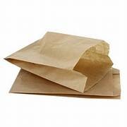 BOLSAS DE PAPEL BOLLERÍA ANÓNIMA GRANDE 18 + 6 x 30 cm.