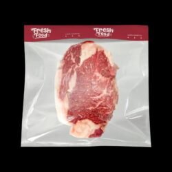 BOLSAS FRESCOS CON SOLAPA ROJA( Carnicería/Charcutería) 200 x 300 cm.con ventana Pet y cierre hermético