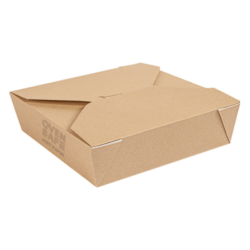 CAJAS AMERICANAS HORNEABLES "THE PACK" 2910 ML 21,7 x 21,7 cm (inf.) x 6 cm (h) NATURAL