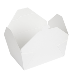 CAJAS AMERICANAS MICROONDABLES "THE PACK" 2880 ML 19,6 x 14 x 9 cm BLANCO