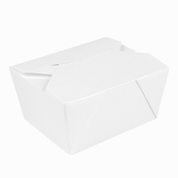 CAJAS AMERICANAS MICROONDABLES "THE PACK" 780 ML 11,3 x 9 x 6,3 cm BLANCO