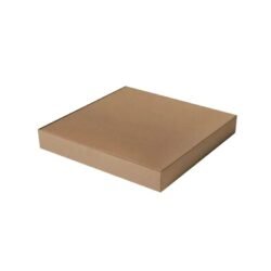 CAJAS DE PIZZA Modelo Francia- Full kraft 260 x260 x40 mm Natural