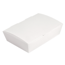 CAJAS "LUNCH BOX" TAPA "THE PACK" 1000 ML 20,5 x 14,6 (inf.) x 5 cm (h) BLANCO/CARTÓN NANO-MICRO+ALUMINIO