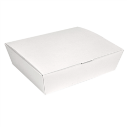 CAJAS "LUNCH BOX" TAPA "THE PACK" 1500 ML 21 x 18 cm ( inf.) x 5,5 cm (h)BLANCO/CARTÓN NANO-MICRO+ALUMINIO