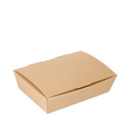 CAJAS "LUNCH BOX" TAPA "THE PACK" 1500 ML (48 oz) 21 x 18 x 5,5 cm NATURAL