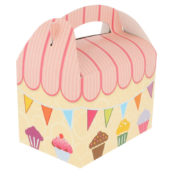 CAJAS MENÚ INFANTIL PARTY 320 G/M2 15,50 x 10,50 x 17,50 cm CUATRICROMÍA CARTONCILLO
