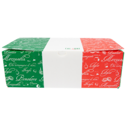 CAJAS PARA"PIZZAS CALZONE" 30 x 16 x 10 cm. / 330 G/M2 BLANCO CARTÓN