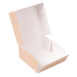 CAJITAS MULTIUSO "THE PACK" 10 x 10 x 4 cm MARRÓN Apertura frontal