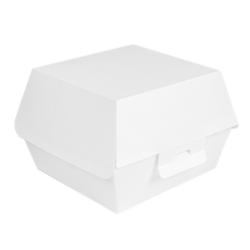 CONCHAS HAMBURGUESA "THE PACK" 13 x 12,5 x 9 cm (M) BLANCO