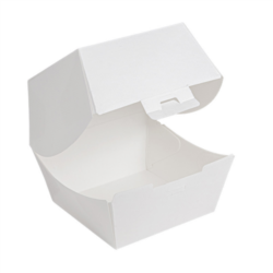 CONCHAS HAMBURGUESA "THE PACK" 14,4 x 14 x 11,5 cm (XL TALLER) BLANCO