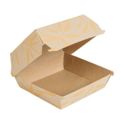 CONCHAS HAMBURGUESA "THE PACK-FEEL GREEN" 12,5 x 12 x 5,8 cm (S) NATURAL