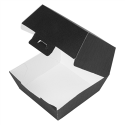 CONCHAS HAMBURGUESAS "THE PACK" 14,4 x 13,6 x 9,2 cm (L +) NEGRO