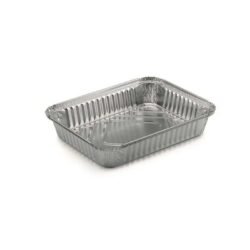 ENVASE RECTANGULAR ALUMINIO 2.000 cc 260 x 190 mm H 56 mm