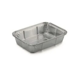 ENVASE RECTANGULAR ALUMINIO 600 cc 161 x 109 mm H 35 mm