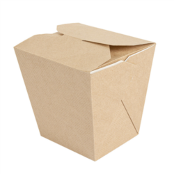 ENVASES MULTIUSOS MICROONDABLES "THE PACK" 480 ML 7,7 x 5,7 x 9 cm NATURAL