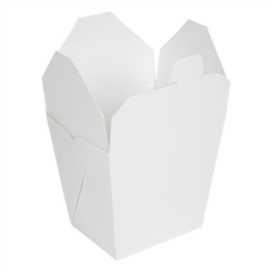 ENVASES MULTIUSOS MICROONDABLES "THE PACK" 960 ML 8,9 x 7 x 10,8 cm BLANCO
