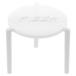 MESITAS PARA PIZZA 4,5 cm.diámetro x 3,7 cm. / BLANCO PP ( 250 unid.)