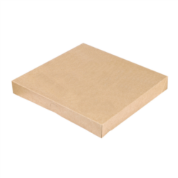 TAPAS PARA CAJAS 253.14 300 G/M2 + PET 22,9 x 22,8 x 3 cm.NATURAL KRAFT