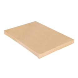 TAPAS PARA CAJAS 253.17 300 G/M2 + PET 45,5 x 31,3 x 3 cm.NATURAL KRAFT