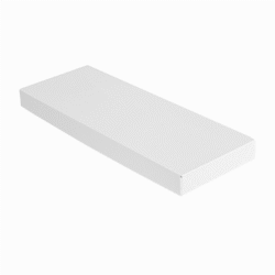 TAPAS SIN VENTANA PARA CAJAS 254.66 "THE PACK" 11 x 30 x 2 cm. BLANCO CARTÓN NANO-MICRO +OPP