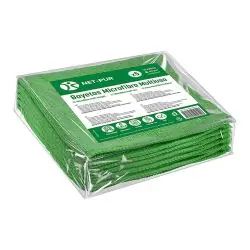 Bayeta Microfibra Terry Verde 35 x 38cm 1/4 Pack 5 uds (150 uds)