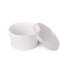 TARRINAS REDONDAS CON TAPA SEPARADA 500 c.c