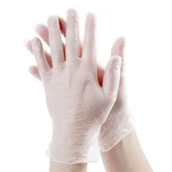 Guantes de Vinilo Transparente Talla L (1.000 uds)