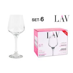 SET 6 COPAS AGUA 330cc LAL 4u/c