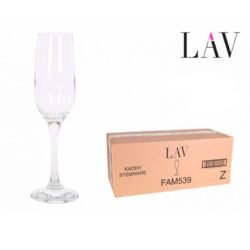 SET 6 COPAS CHAMPAGNE 215cc FAME HIGH 4u/c