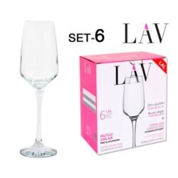 SET 6 COPAS CHAMPAGNE 230cc LAL 4u/c