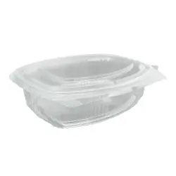 Tarrinas Ovaladas rPET 1000ml 182 x 147 x 62mm (300 uds)