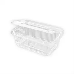 Tarrinas Rectangulares rPET 1000cc 192 x 130 x 75mm (400 uds)