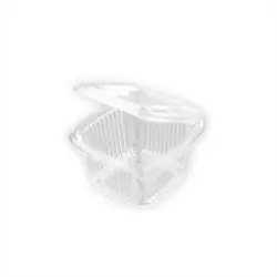 Tarrinas Rectangulares rPET 375cc 116 x 110 x 55mm (700 uds)