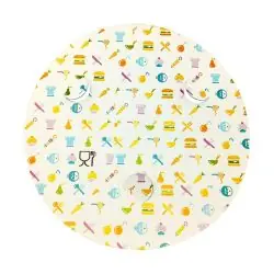 Tapa con Agujeros para Envase circular de aluminio de 1000cc y 1440cc (500 uds)